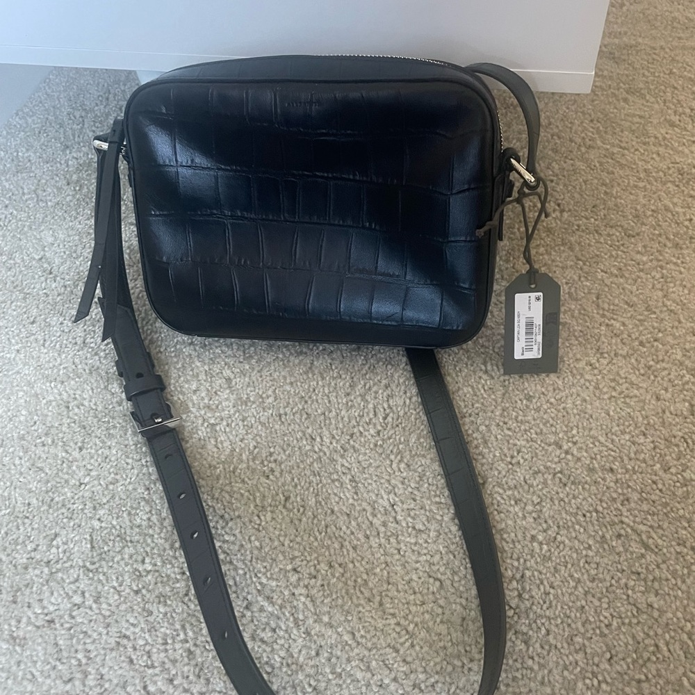 All Saints Square Captain Crossbody - Croc